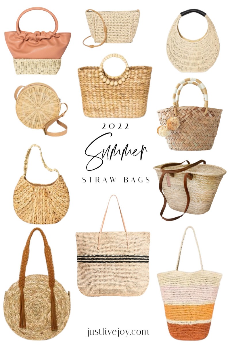 Summer Straw Bags • JUST LIVE JOY